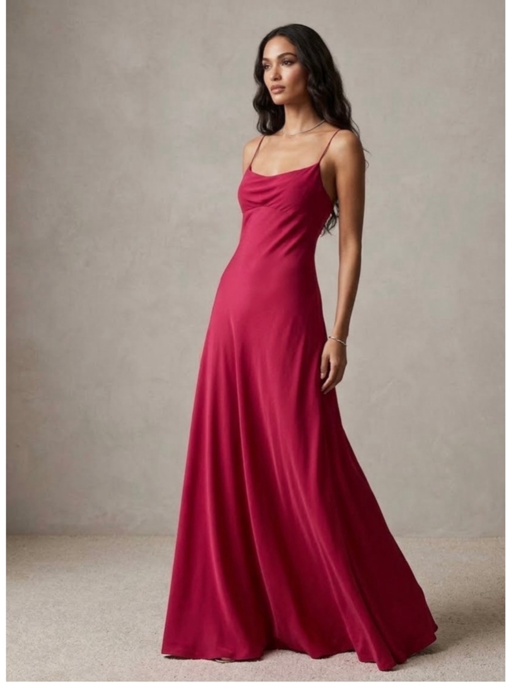 Michaelangelo Red Maxi Prom / Wedding Gown Size 4